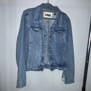 Duck Head Jeans Co blue denim classic Y2K trucker jacket Sz L (1XJP)